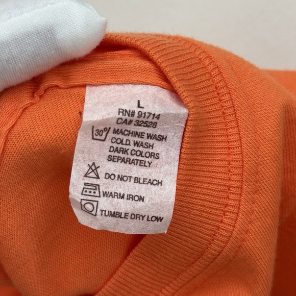 Armani Exchange Orange T-shirt Mens Large - Picture 9 of 15